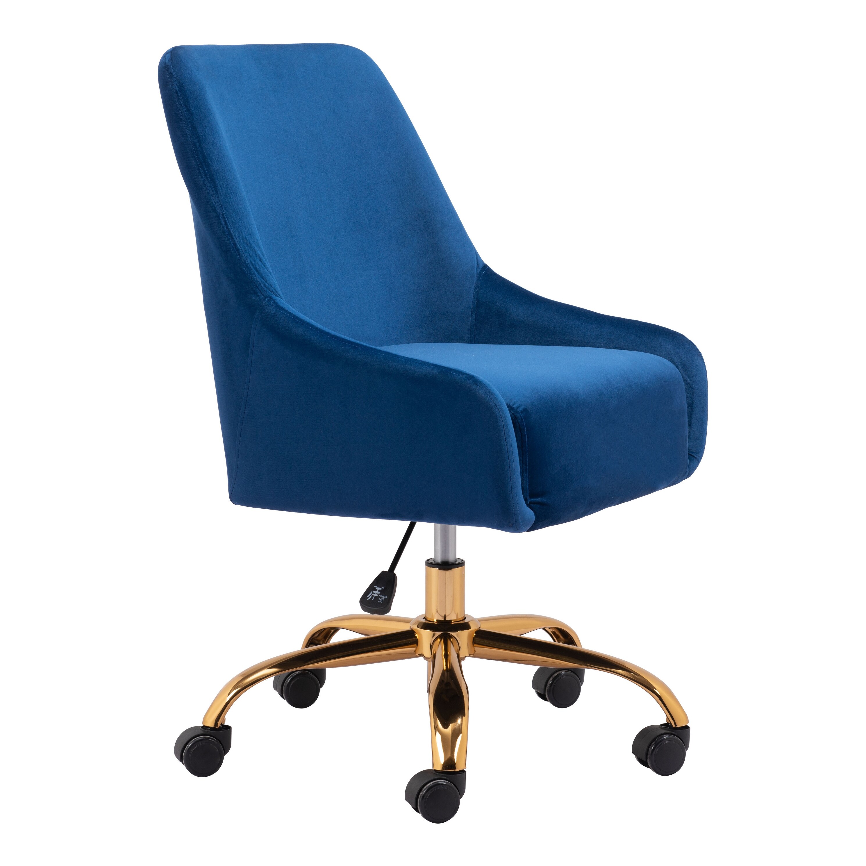 Dalton Farm Office Chair Navy Blue Gold N A Bed Bath