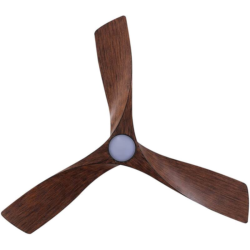 WINGBO 52" Ceiling Fan with Lights and Remote Noiseless Reversible DC Motor - N/A