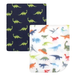 Hudson Baby Infant Boy Fleece Blankets, Dinosaurs, One Size - Dinosaurs - One Size