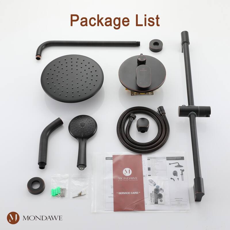 Retro Series 9 in. Rain Wall Mount Dual Shower Heads with 1.8 GPM