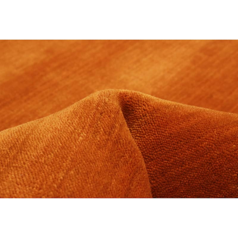 Kashkuli Gabbeh Burnt Orange Rug 2'6" x 6'5" - 2'6 x 6'5