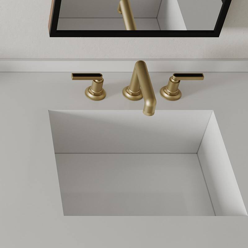 Widespread Bathroom Faucet 3 Holes Vanity Sink