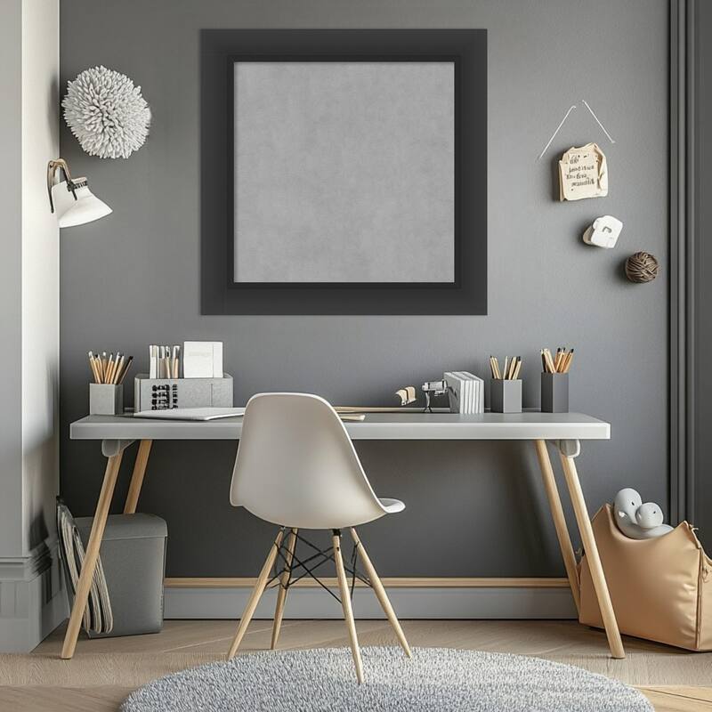 Amanti Art Sloped Black Framed