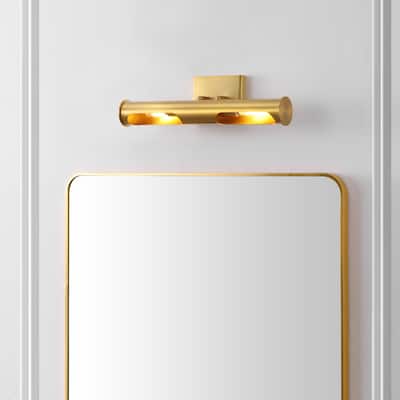 SAFAVIEH Lighting Robyn 2-light Wall Sconce (LED Bulbs Included) - 18Wx5Dx6H