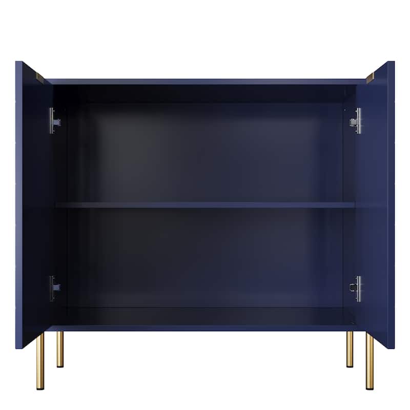 Clihome 2-Door Storage Media Accent Buffet Sideboard