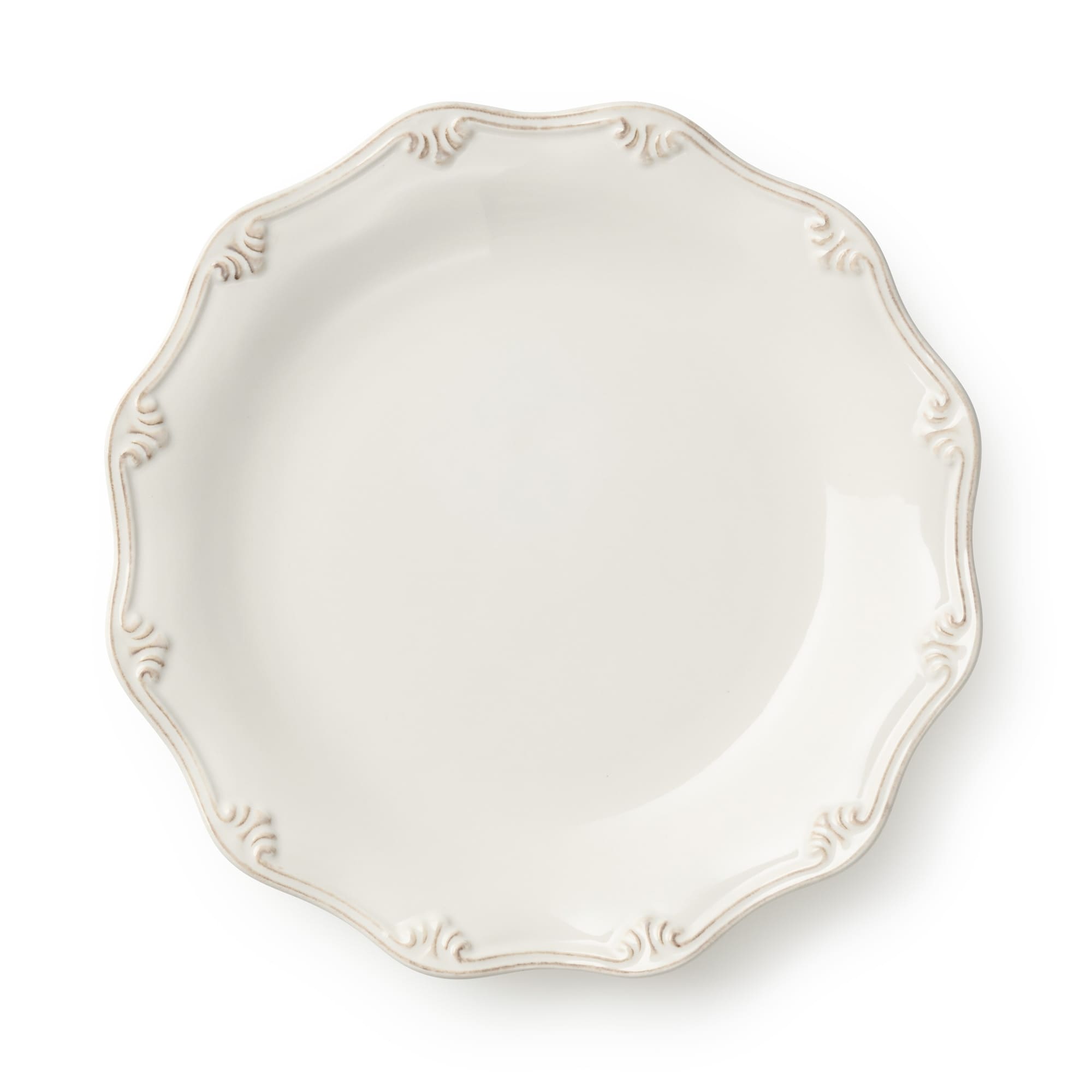 Certified International Heritage Scroll Salad/Dessert Plates,Set of 4 - 9'' W x 9'' D x 1.25'' H