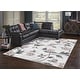 preview thumbnail 1 of 7, L'baiet Home Indoor Decorative Luna Pink Floral 8' x 10' Rug - 122"L x 95"W x 0.31"H 5' x 7'
