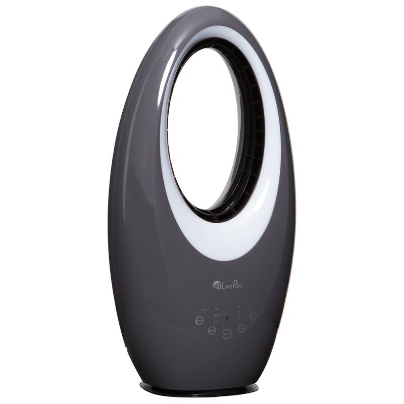 LivePure Vortex Bladeless Fan - Grey