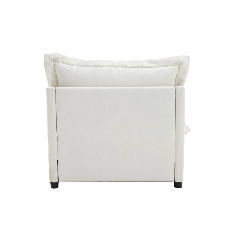 Upholstered Chenille Arm Club Chair Cloud corner cahir