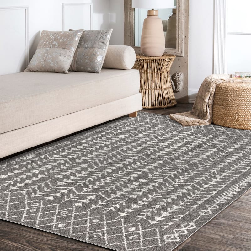 JONATHAN Y Asilah Moroccan Geometric Area Rug