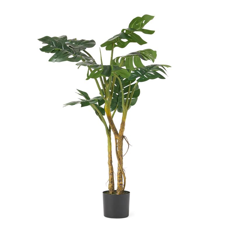 120cm Artificial Monstera Tree