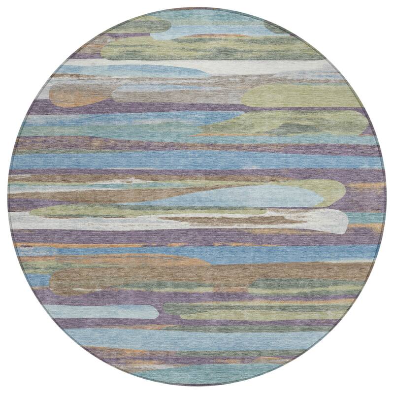 Machine Washable Indoor/ Outdoor Casual Merriam Chantille Rug