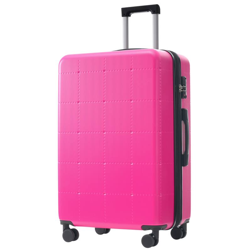 Hardside Luggage Set 5 Piece with Bags, 20IN Half-opening Carry on Luggage with USB Port, 24IN 28IN Luggage with Double Wheels