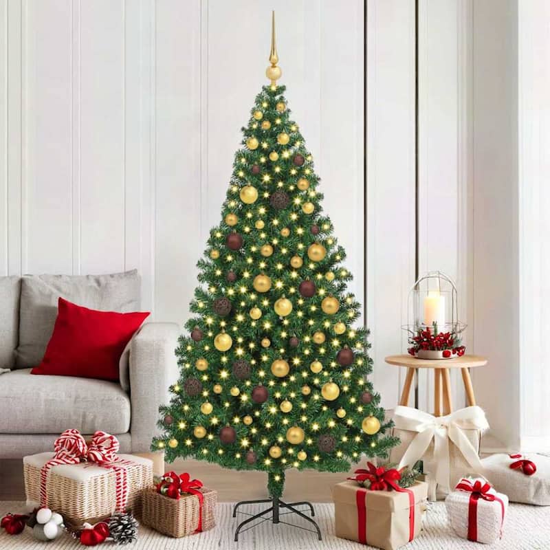 vidaXL Christmas Tree with Decorative String Lights