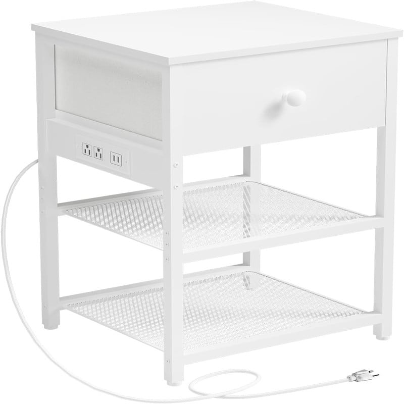 set of 2 with Charging Station - 17.5"D x 7.2"W x 13.5"H