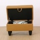 preview thumbnail 7 of 5, Acroma Ginger Rectangle Living Room Ottoman Foot Rest Stool