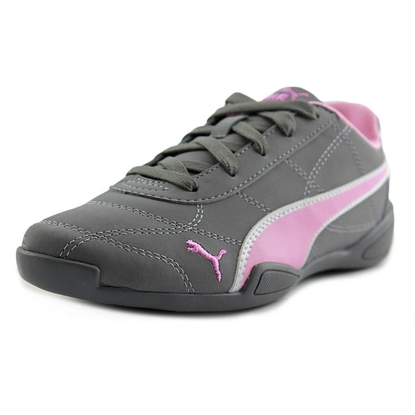 Puma Tune Cat 3 Nbk Ps Youth Round Toe Leather Gray Sneakers