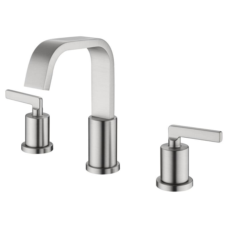 Ultra Faucets Ardua Collection Two-Handle Widespread Lavatory Faucet - Spot Resist Brushed Nickel UF56709