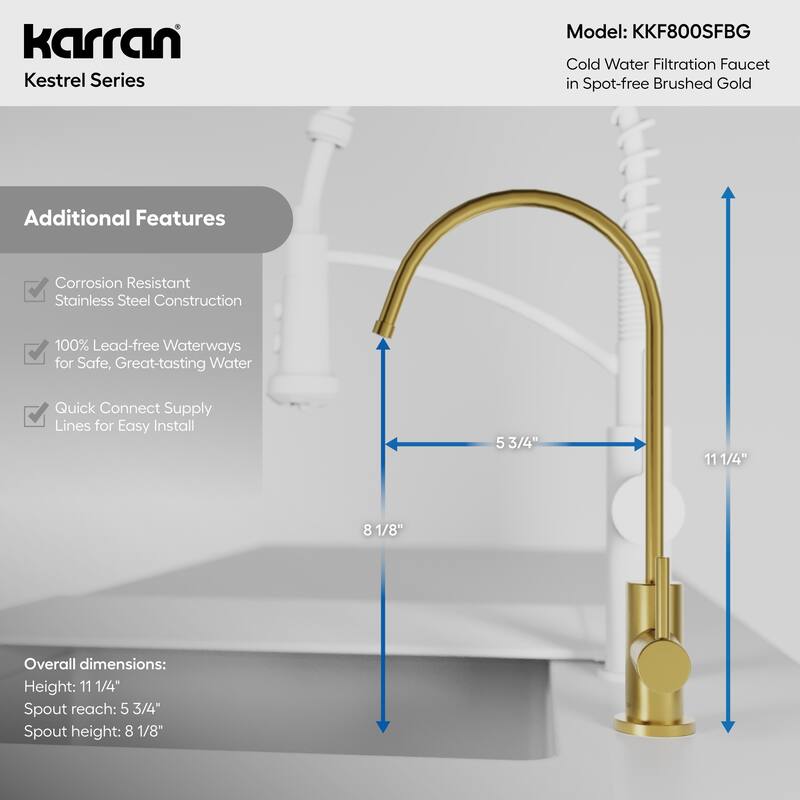 Karran Kestrel Single Handle Beverage Faucet