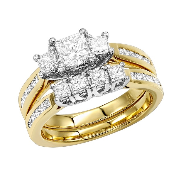 14 karat gold wedding sets Clearance