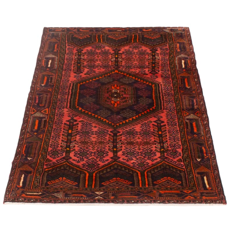 ECARPETGALLERY Hand-knotted Konya Copper Wool Rug - 4'0 x 6'9