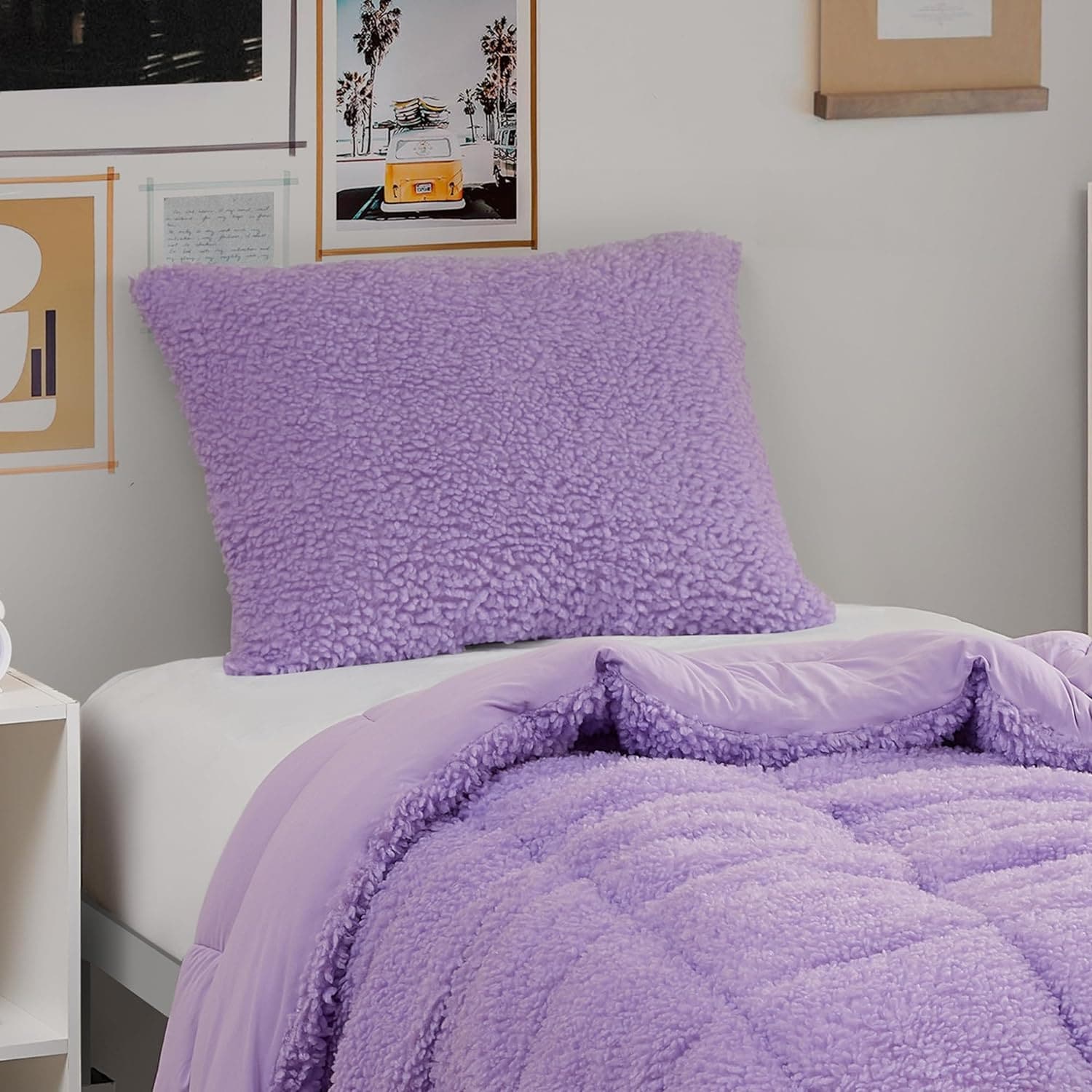 Cotton Candy Coma Inducer Pillow Sham Grape Purple Standard