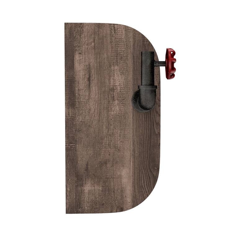 DH BASIC Industrial 27-inch Metal 1-Tier Wall Mounted Coat Rack by Denhour