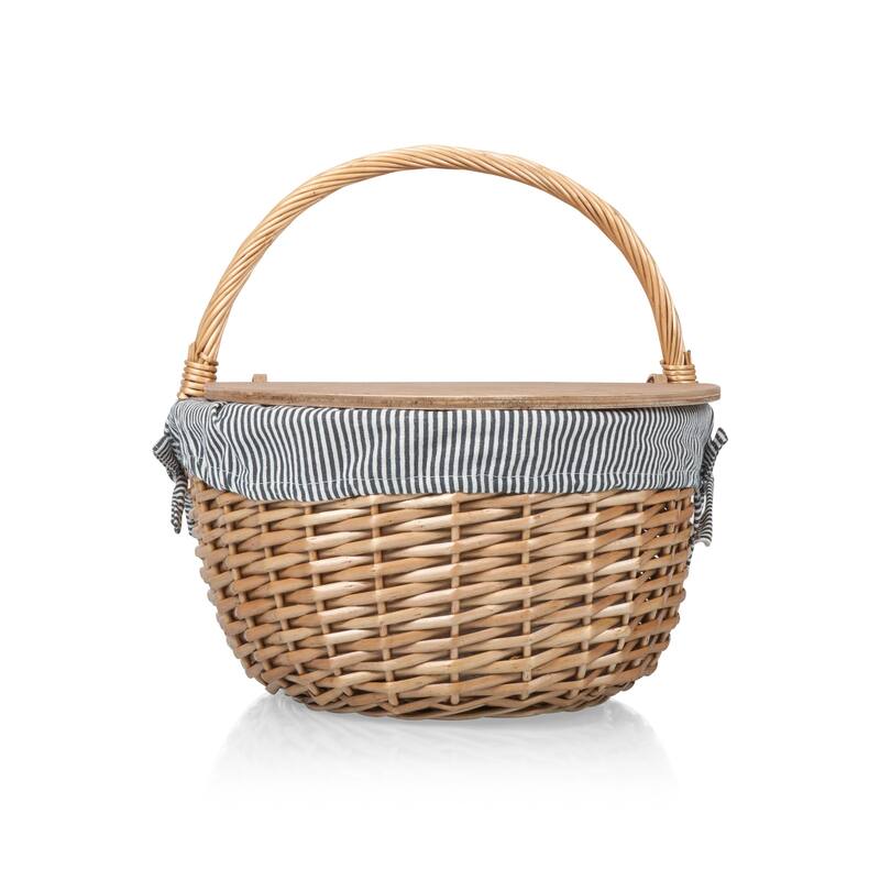 Picnic Time - Country Willow Picnic Basket - N/A
