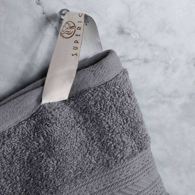 Superior Cotton Solid Highly-Absorbent Bath Towel - (Set of 4)