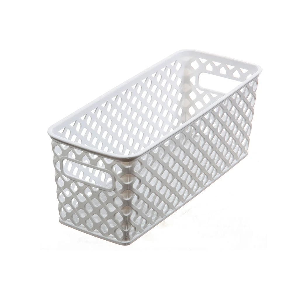 Long Rectangular Decorative Storage Basket, Set of 4