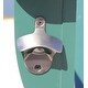 preview thumbnail 4 of 7, Riverstone Solid Cedar Adirondack Extra Wide Chair with build in bottle opener & matching folding table - Forest Green