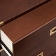 preview thumbnail 16 of 23, Kedric 5-Drawer Gold Accent Chest by iNSPIRE Q Bold