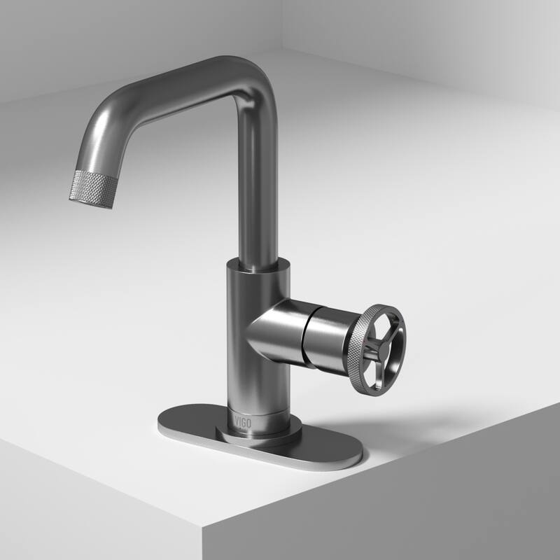 VIGO Cass 9" H Single Handle Single Hole Bathroom Faucet