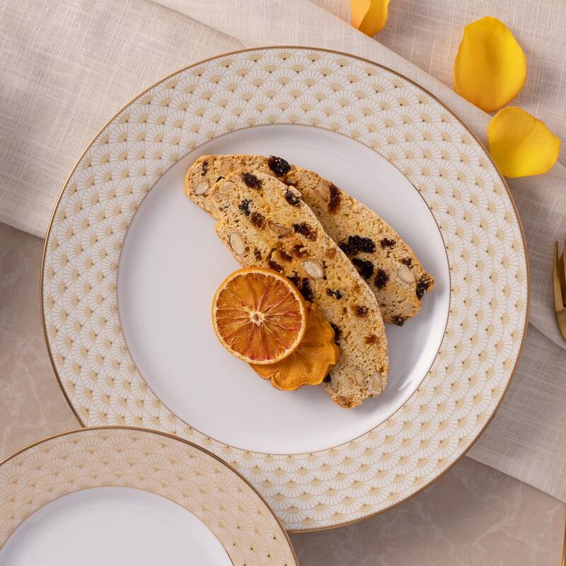 Noritake Trocadero Gold Set Of 4 Dinner Plates, 10.50"