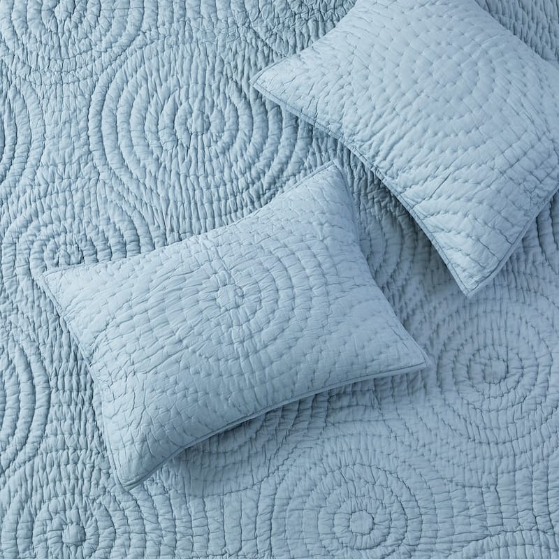 Hand Stitch Cotton Voile Quilt Set