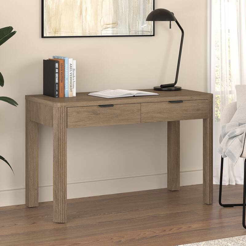 Lonsdale 48" Wide Rectangular Fluted Desk