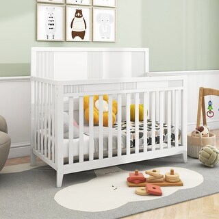 Certified Baby Safe Crib Pine Solid Wood