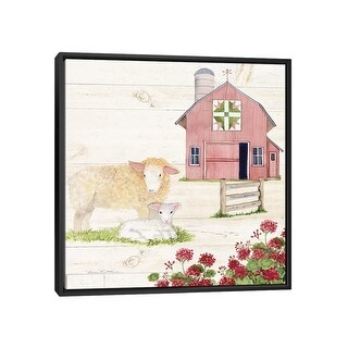 iCanvas "Life On The Farm II" by Kathleen Parr McKenna Framed - Bed ...