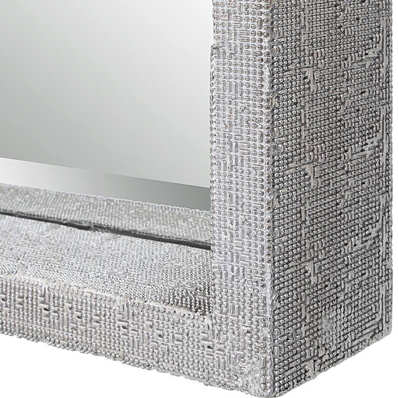 Uttermost Omega Oversized Silver Mirror - 25.625"x 73.625"