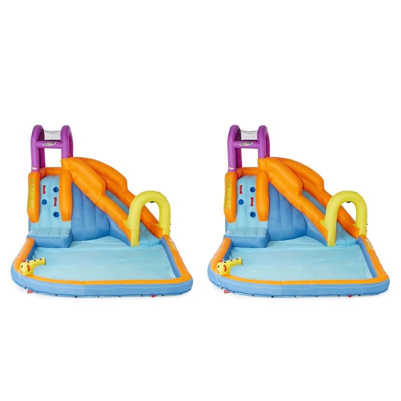 Magic Time International Mega Tornado Twist Inflatable Kids Water Park (2 Pack) - 87.1