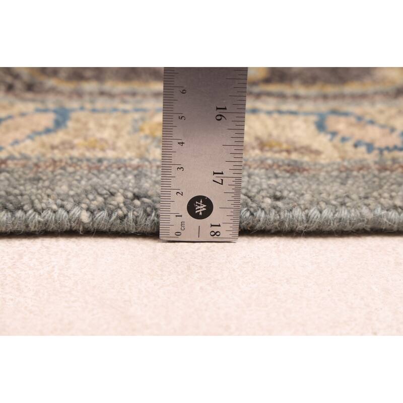 ECARPETGALLERY Hand-knotted Finest Agra Jaipur Teal Wool Rug - 9'3 x 13'1