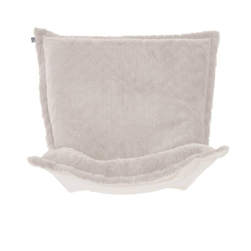 Allan Andrews Puff Chair Cushion & Cover Only, Angora Collection - Natural