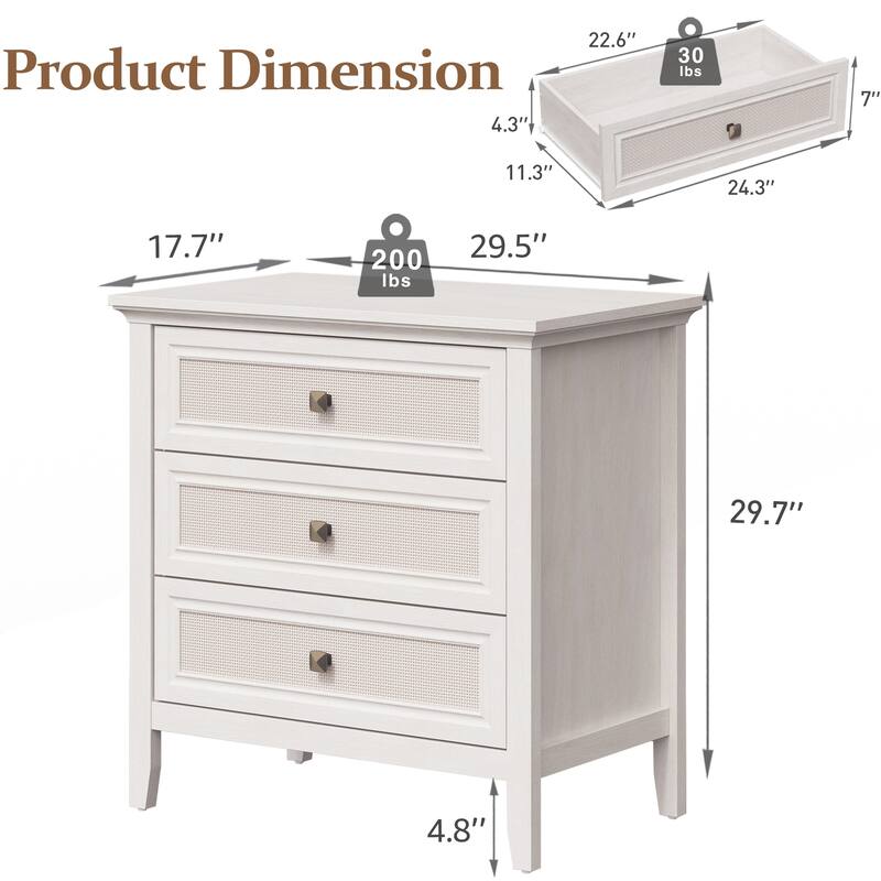 3 - Drawer Dresser