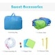 preview thumbnail 11 of 9, Inflatable Water Pool with Splash and Slide Without Blower - 9.5" x 12.5" x 7.5" (L x W x H)