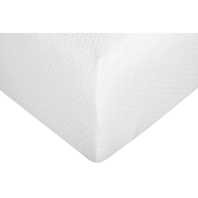 Bree 10 Inch Plush XL Twin Size Mattress with Gel Foam, Aloe Vera Infused