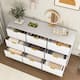 9 drawer dresser white modern Stria Sectional 9-Drawer Dresser, Large Storage