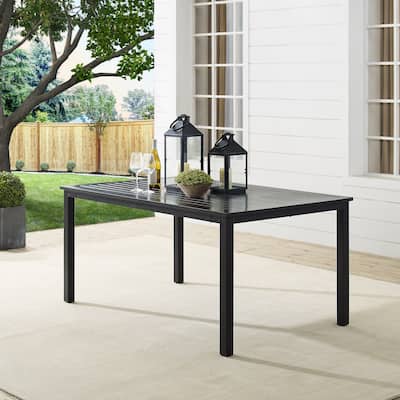 Crosley Kaplan Outdoor Dining Table - 60"W x 37"D x 28.5"H