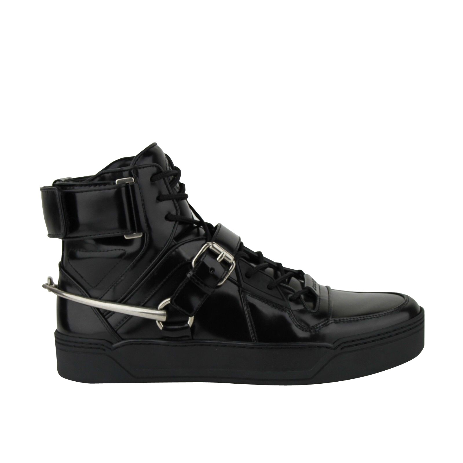 gucci patent leather sneakers