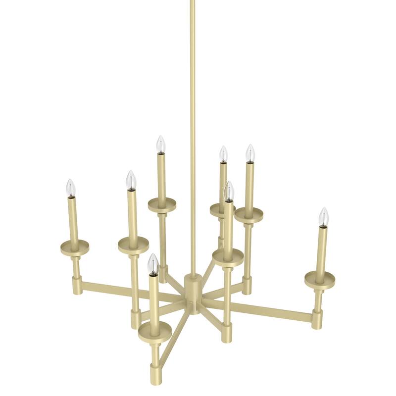 Hunter Briargrove Candle Chandelier - Entry, Dining Room - Glam, Transitional, Modern