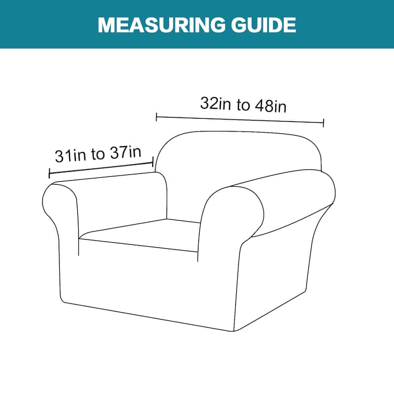 1-Piece Stretch Velvet Plush Sofa Slipcover